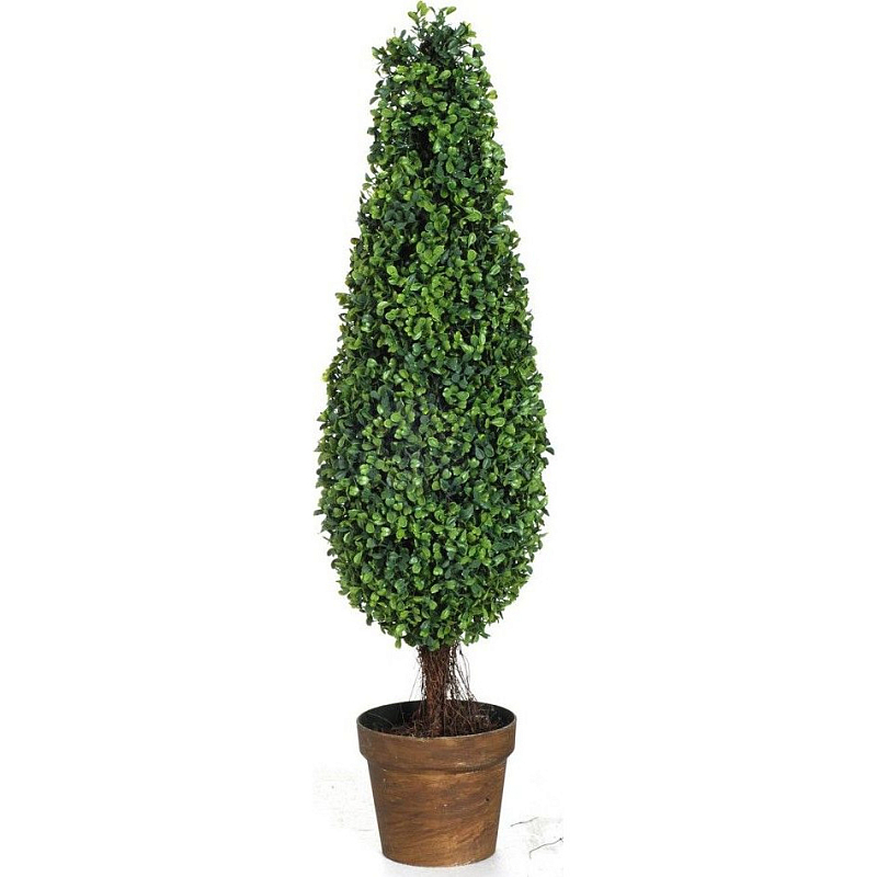 Декоративный искусственное растение Boxwood tree Зеленый Бежевый Коричневый в Липецке | Loft Concept 