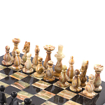 Шахматы настольные из натурального камня Оникс Decorative Thematic Chess варинант исполнения - 2 | Loft Concept в Липецке