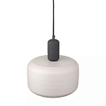 Подвесной светильник с круглым бежевым плафоном Quentin варинант исполнения - 3 | Loft Concept в Липецке