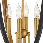 Подвесной светильник в форме фонаря чёрного цвета Black Lantern варинант исполнения - 2 | Loft Concept в Липецке