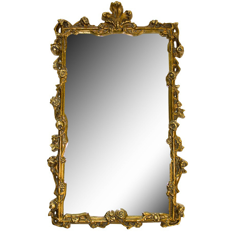 Зеркало Frame of Golden Roses Золотой Зеркало Frame of Golden Roses Золотой в Липецке | Loft Concept