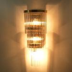 Бра с золотистым основанием и прозрачными трубками Nembus варинант исполнения - 6 | Loft Concept в Липецке