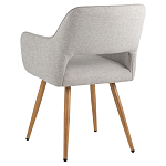 Стул в рогожке серого цвета NEASAN STOOL варинант исполнения - 4 | Loft Concept в Липецке