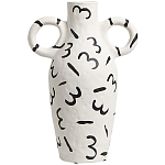 Декоративная ваза White Doodle Vase M варинант исполнения - 1 | Loft Concept в Липецке