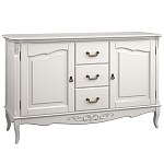 Буфет белый из массива бука с 3-мя ящиками и 2-мя дверцами White Provence варинант исполнения - 1 | Loft Concept в Липецке