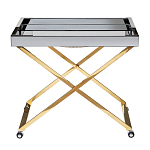 Стол сервировочный с зеркальной столешницей Splendid Serving Table варинант исполнения - 1 | Loft Concept в Липецке