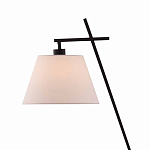 Торшер с черным наклонным корпусом и конусовидным абажуром Black Tripod варинант исполнения - 1 | Loft Concept в Липецке