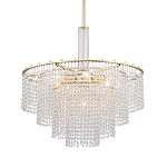 Люстра многоярусная с каскадами кристаллов Crystal Rains варинант исполнения - 1 | Loft Concept в Липецке