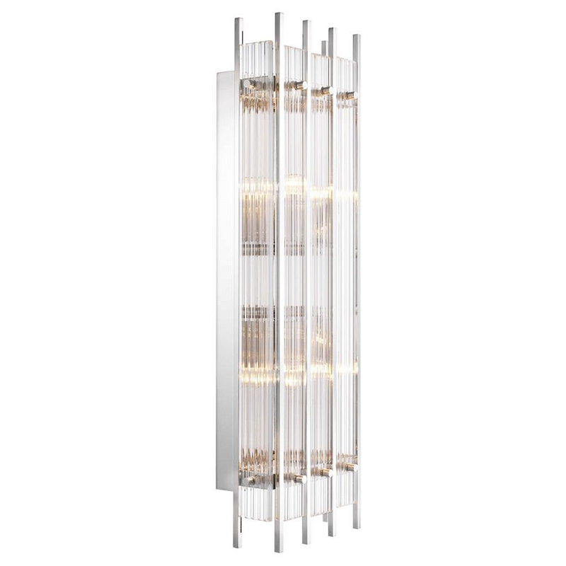 Бра Wall Lamp Sparks L Nickel Никель Прозрачный (Transparent) Бра Wall Lamp Sparks L Nickel Никель Прозрачный (Transparent) в Липецке | Loft Concept