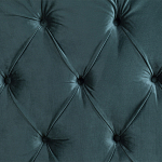 Кровать двуспальная зеленая с основанием из массива дерева с мягким изголовьем Velour Beds варинант исполнения - 2 | Loft Concept в Липецке