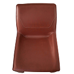 Стул коричневый из искуственной кожи на 4-х ножках Enigma Brown варинант исполнения - 3 | Loft Concept в Липецке