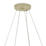 Люстра круглая из толстых деревянных реек Natural Style варинант исполнения - 3 | Loft Concept в Липецке