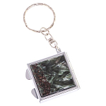 Зеркало брелок складное двухстороннее из натурального камня Серафинит Stone Mirrors варинант исполнения - 5 | Loft Concept в Липецке