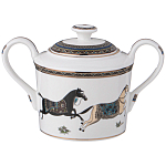 Чайный сервиз из фарфора с изображением лошадей на 6 персон 15 предметов Porcelain Horse Set  варинант исполнения - 3 | Loft Concept в Липецке