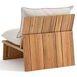 Уличное кресло из массива акации Trivett Wooden Chair варинант исполнения - 4 | Loft Concept в Липецке