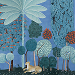 Мебельная ткань Oasis Blue Велюр  варинант исполнения - 1 | Loft Concept в Липецке