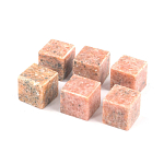 Камни для охлаждения виски из розового мрамора Natural Stone Cube варинант исполнения - 3 | Loft Concept в Липецке