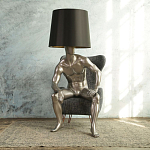 Лампа MALE MANNEQUIN LAMP с абажуром варинант исполнения - 3 | Loft Concept в Липецке