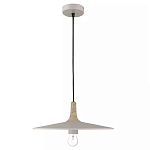 Подвесной светильник круглый в сочетании дерева и металла Space варинант исполнения - 1 | Loft Concept в Липецке