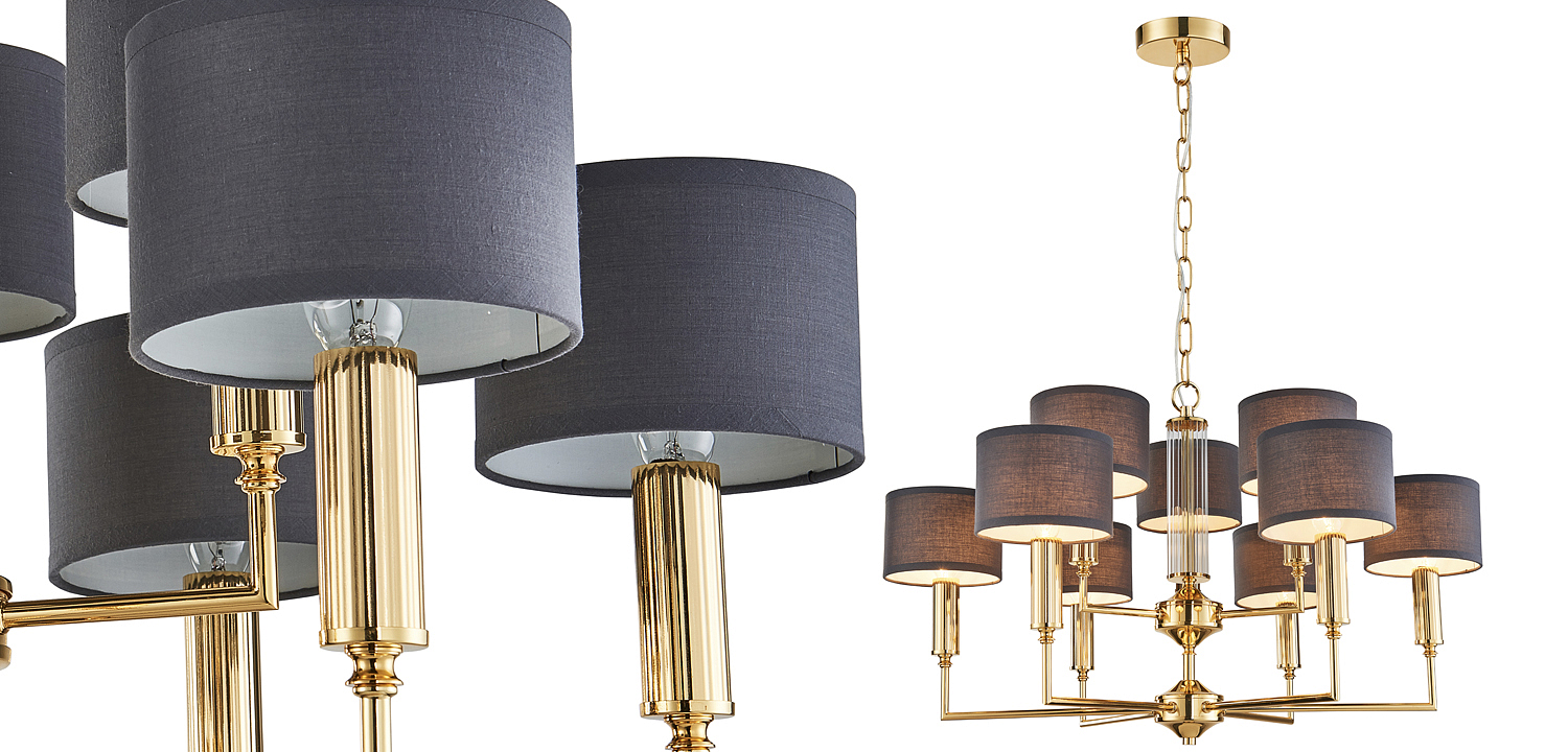 Люстра Laurent Chandelier grey 71 Люстра Laurent Chandelier grey 71 - Loft-Concept в Липецке