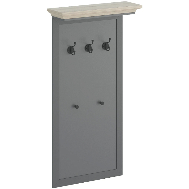 Вешалка Percent Grey Hanger Серый Бежевый Черный Вешалка Percent Grey Hanger Серый Бежевый Черный в Липецке | Loft Concept
