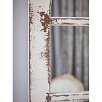 Зеркало-окно с эффектом старения в венецианском стиле Venetian White Mirror варинант исполнения - 7 | Loft Concept в Липецке