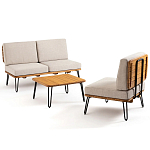 Кресло с каркасом из акации Hanley Wooden Chair варинант исполнения - 7 | Loft Concept в Липецке