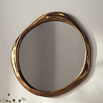 Зеркало в ассиметричной золотой раме Mirror of Aragorn варинант исполнения - 1 | Loft Concept в Липецке