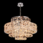 Люстра хрустальная в неоклассическом стиле на серебристом каркасе Majesty варинант исполнения - 1 | Loft Concept в Липецке