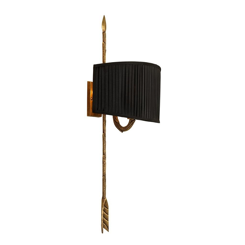 Бра Eichholtz Wall Lamp Fontaine Латунь Античная полированная Черный Бра Eichholtz Wall Lamp Fontaine Латунь Античная полированная Черный в Липецке | Loft Concept