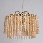 Люстра с подвесными рифлеными стеклянными трубками Nembus варинант исполнения - 4 | Loft Concept в Липецке