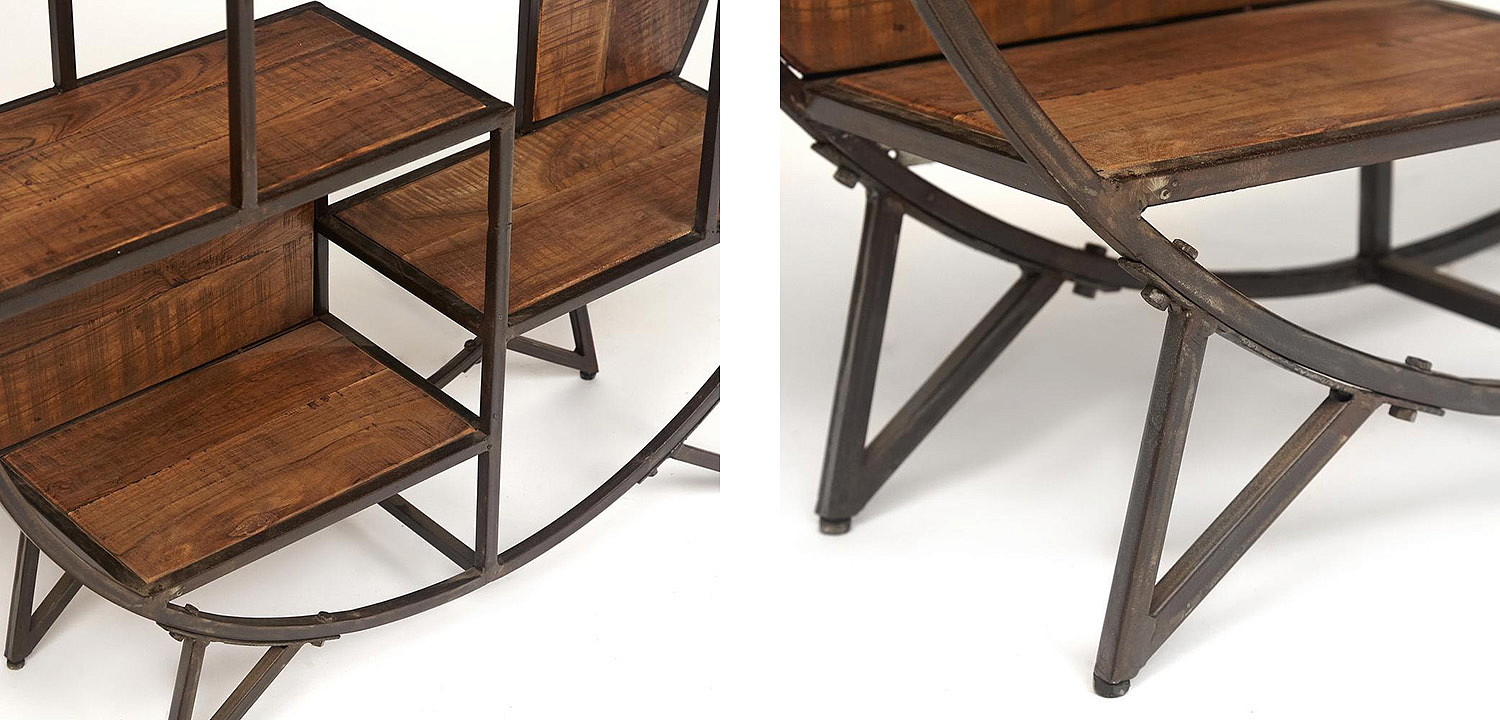 Стеллаж Acacia Shelving Renfrey Стеллаж Acacia Shelving Renfrey - Loft-Concept в Липецке