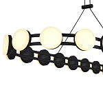 Люстра овальная с круглыми светодиодными источниками света Maxine Light варинант исполнения - 12 | Loft Concept в Липецке