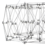 Люстра с тонкой металлической конструкцией цвета хром Quasar варинант исполнения - 4 | Loft Concept в Липецке