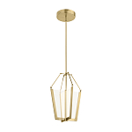  Подвесной светильник золотого цвета в форме фонаря Kichler варинант исполнения - 1 | Loft Concept в Липецке