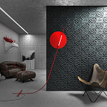 Гипсовая 3D Панель M-37 варинант исполнения - 2 | Loft Concept в Липецке