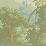 Обои ручная роспись Le Brésil Pastel варинант исполнения - 2 | Loft Concept в Липецке