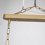 Люстра подвесная овальная со стеклянными трубками Длина 100 см Nembus варинант исполнения - 2 | Loft Concept в Липецке