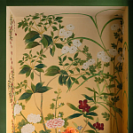 Обои ручная роспись Four Seasons Original colourway on painted Xuan paper with gold ombre варинант исполнения - 1 | Loft Concept в Липецке