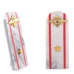 Сувенир Погон МВД из натурального камня мрамор Souvenir Epaulets варинант исполнения - 5 | Loft Concept в Липецке