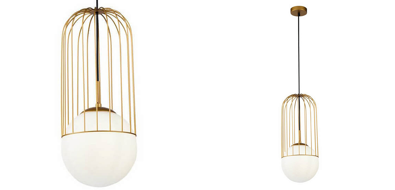 Подвесной светильник Cage Ball Pendant Подвесной светильник Cage Ball Pendant - Loft-Concept в Липецке