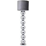 Торшер с основанием в виде металлических сфер Balance Floor Lamp Chrome варинант исполнения - 1 | Loft Concept в Липецке