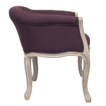 Кресло низкое в стиле прованс Louis French Armchair violet flax варинант исполнения - 1 | Loft Concept в Липецке