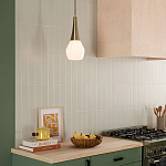 Подвесной светильник каплевидной формы с комбинированным плафоном из стали и белого матового стекла Kichler варинант исполнения - 15 | Loft Concept в Липецке