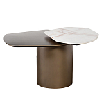 Столик журнальный Promontory с мрамором варинант исполнения - 1 | Loft Concept в Липецке