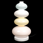 Настольная лампа из стеклянных сфер в пастельных тонах Высота 40 см Pastel Lunaria варинант исполнения - 1 | Loft Concept в Липецке