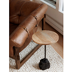 Двухместный диван Duncan винтажная коричневая кожа варинант исполнения - 7 | Loft Concept в Липецке