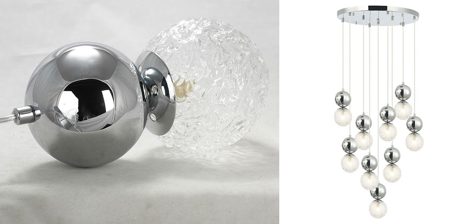 Люстра Lennert Chrome Cascade Chandelier Люстра Lennert Chrome Cascade Chandelier - Loft-Concept в Липецке