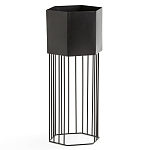 Кашпо Elevated Planters Сlive 59 черное  варинант исполнения - 1 | Loft Concept в Липецке