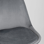 Стул с мягким велюровым сиденьем Arvika Grey варинант исполнения - 7 | Loft Concept в Липецке